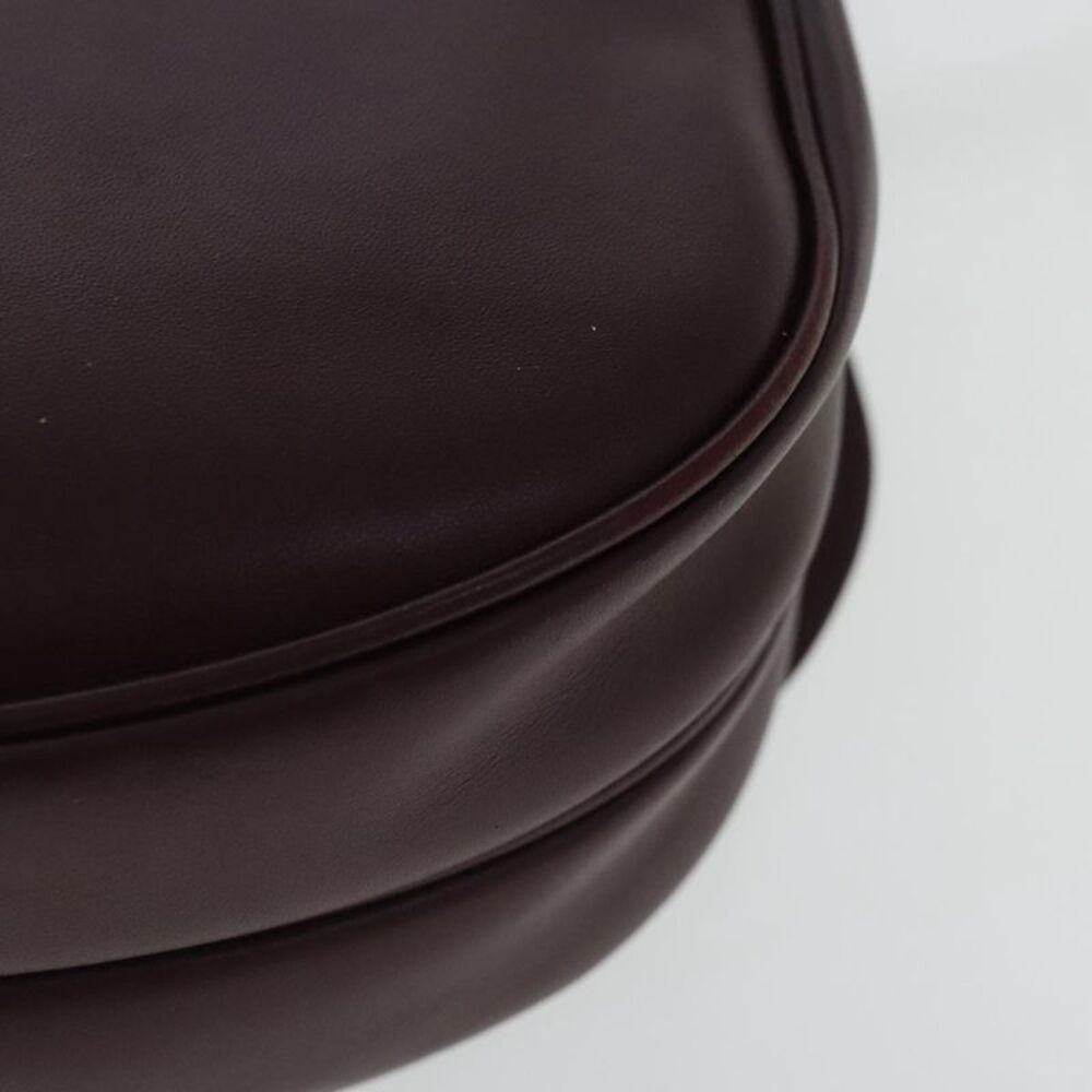 Cartier Must De Cartier Burgundy Leather Shoulder Bag (Pre-Owned) - Picture 10 of 16